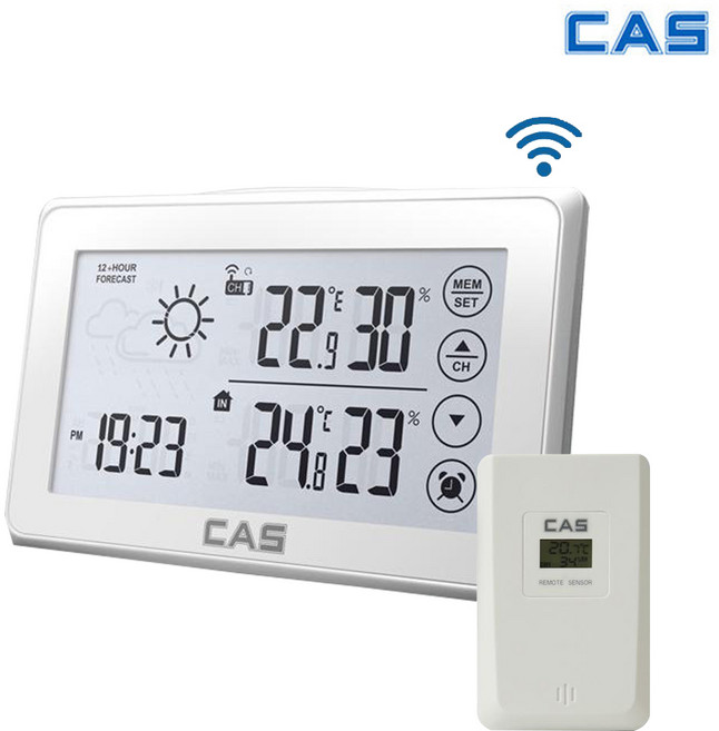 [jplus]카스 디지털 온습도계 온도계 습도계 가정용 업소용 온도측정, 1세트, CLTR 온습도계 1개+리모컨1개