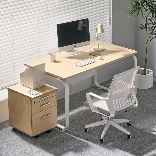 데임 A형 B형 LPM 책상 오크 컴퓨터책상 1200 1400 1600 1800, 블랙프레임/라운드/오크