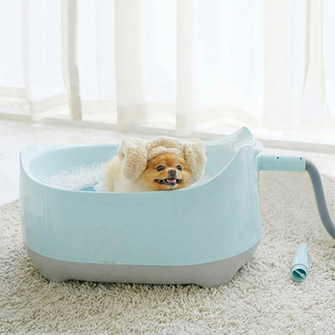 애견목욕탕 강아지욕조 스파 샤워보드 반신욕, 1개, 멀티스파욕조