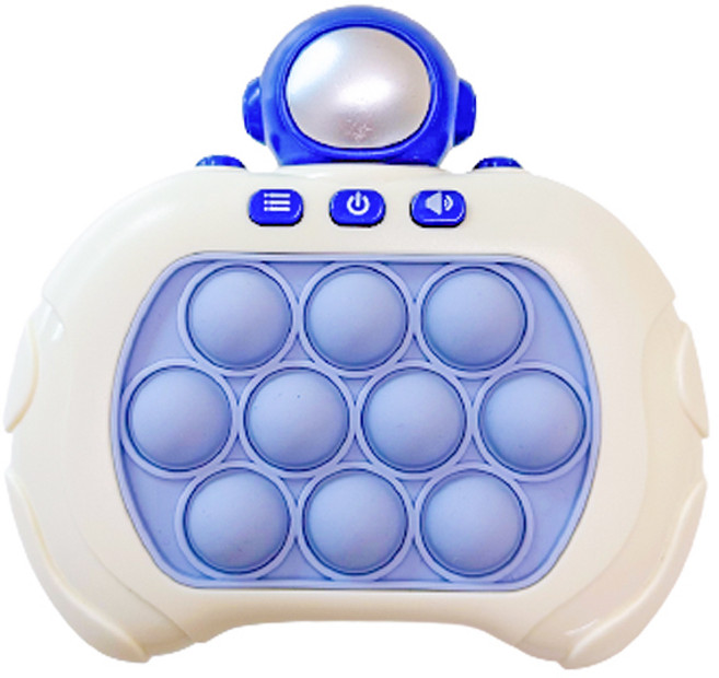 팝잇게임기 곰돌이 토끼 우주인 오리 푸쉬팝게임기 뾱뾱이 두뇌발달 p0402, 1개