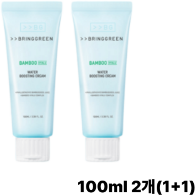 브링그린 대나무히알루수분크림, [정품보장] 수분 부스팅 크림 100ml+100ml, 2개, 100ml