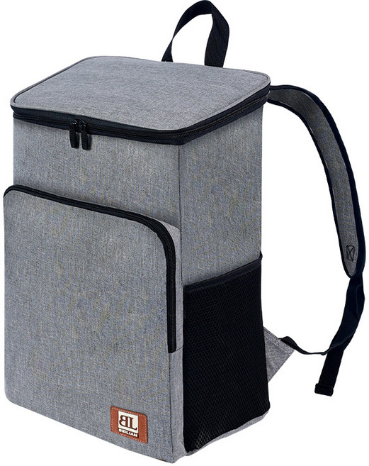 디페이브 레귤러 나만의 캠프 배낭형 보온보냉 아이스백, 그레이