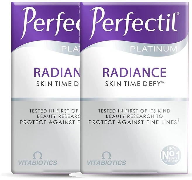 영국 퍼펙틸 Vitabiotics Perfectil Radiance 퍼펙틸 플레티넘 레디언스 멀티비타민, 2개, 60정 - 쿠팡