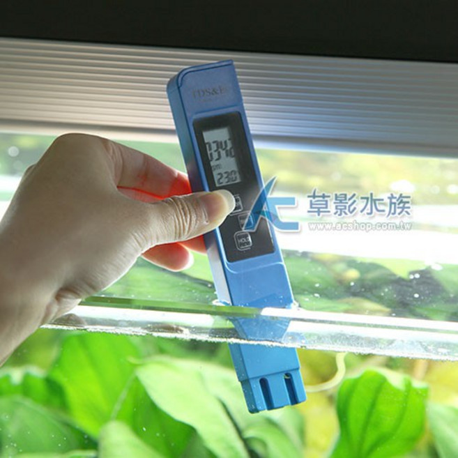 AC草影 多功能測試筆 - TDS測試、溫度監測、RO水測試、電導度檢測, 1個