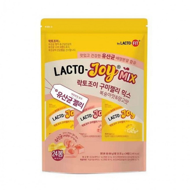 EAS 종근당건강 락토조이 구미젤리 600g유산균, 1개, 1정