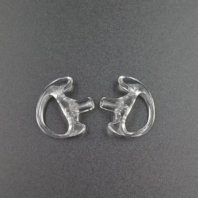 2Pcs 귀 몰드 소프트 2 웨이 라디오 어쿠스틱 코일 튜브 키트 용 인서트 교체 헤드폰 액세서리, 07 1 pair M, 1개