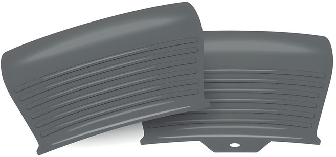 리파인드바이미앤주 실리콘 냄비 손잡이, 회색, 2개