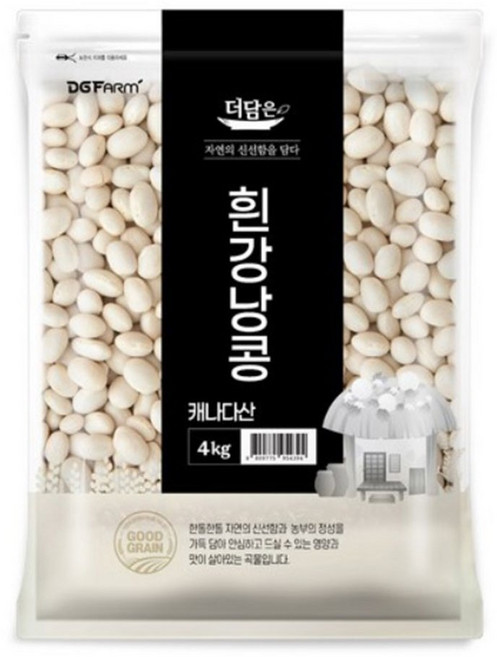 더담은 흰강낭콩, 4kg, 4개