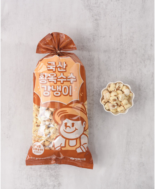 두보식품 국산 황옥수수 강냉이 230g 국내산 튀밥 단백질 대용량 뻥튀기 가정용 업소용 과자 안주 기본안주 간식 술집 식당, 1개