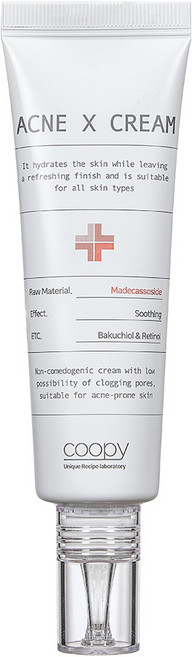 쿠피 논코메도제닉 여드름 기능성 아크네X PDRN 여드름 흔적 크림, 1개, 30ml