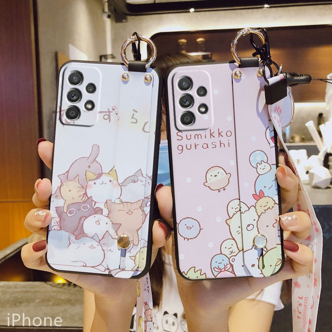 可愛掛繩防丢防摔手機殼 iPhone X XS max i7 i8 7plus 6S plus SE2 SE3 i5