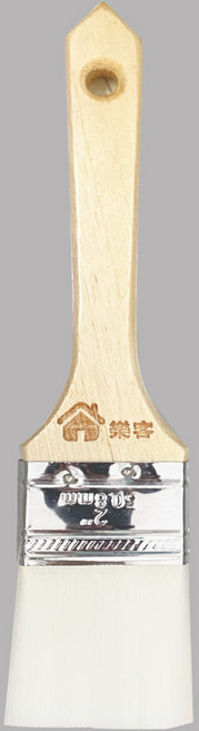 【樂客】特級化纖超細油漆刷 - 木柄油漆刷, 1個, 2吋