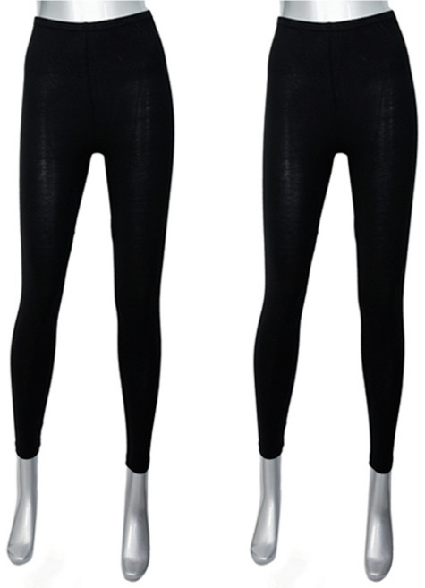 에즈라 2종세트 마이크로모달 스판 9부 여성레깅스 (하의) 레깅스 속바지 내의 HLG2207