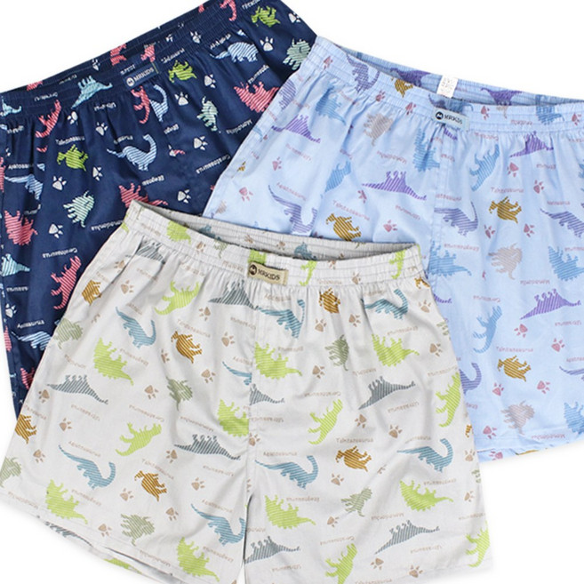 남아 트렁크 팬티 3매입 아동 주니어 속옷