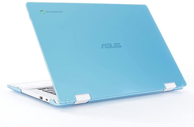 MCOVER 오버 2021~2022 14인치 ASUS 크롬북 CX1(CX1400) 시리즈 노트북 컴퓨터에만 호환되는 케이스(다른 모델에는 맞지 않음) - 블루, 아쿠아