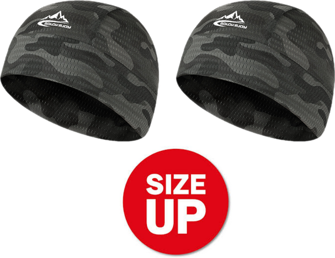 에쉬울프 1+1 자전거모자 스컬캡 쪽모자 두건 싸이클 라이딩 헤어밴드 헬멧 이너캡 모자 비니 조각모, 카모, 1개