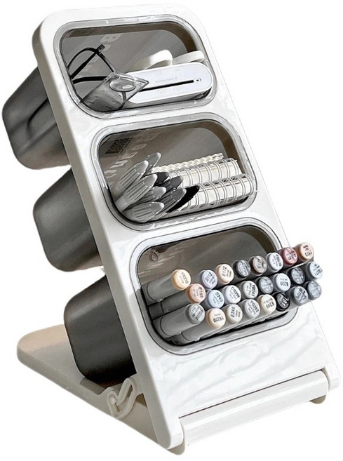 다용도수납함 책상정리함 대형 펜홀더 사무실 수납장, 1개, 수납함1개