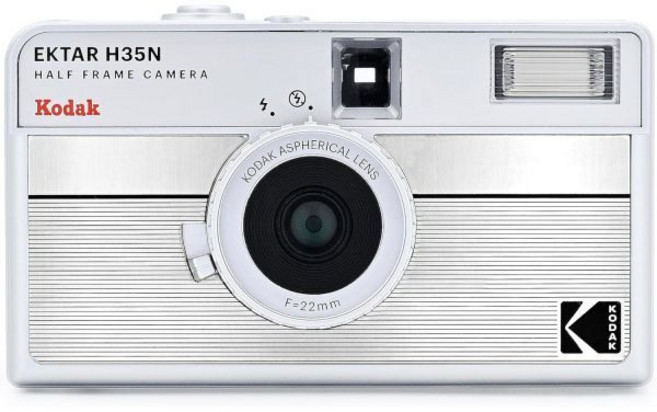 코닥 하프 프레임 필름카메라 35mm 스트라이프 실버 일본, 줄무늬 실버, 1개