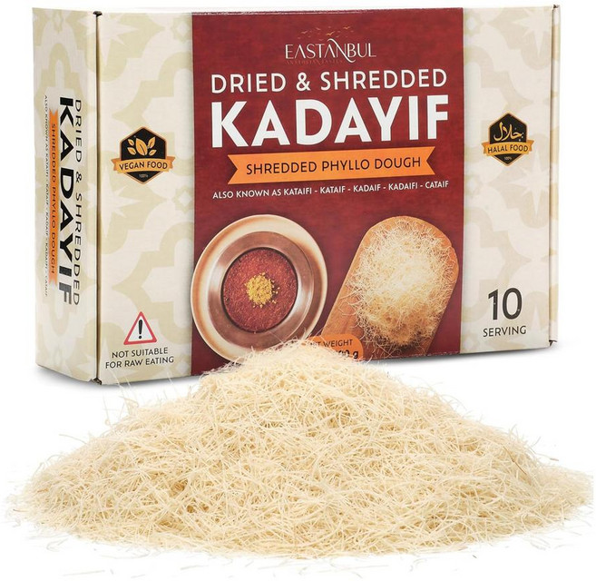 Eastanbul 이스탄불 카타이피 필로도우 잘게채 썰린 중동디저트 재료 500g, 1개