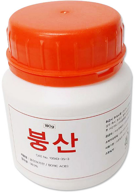붕산 180g 산업용품 과학실험 화공약품 바퀴벌레구제 의약용품외 신형, 1개입, 1개