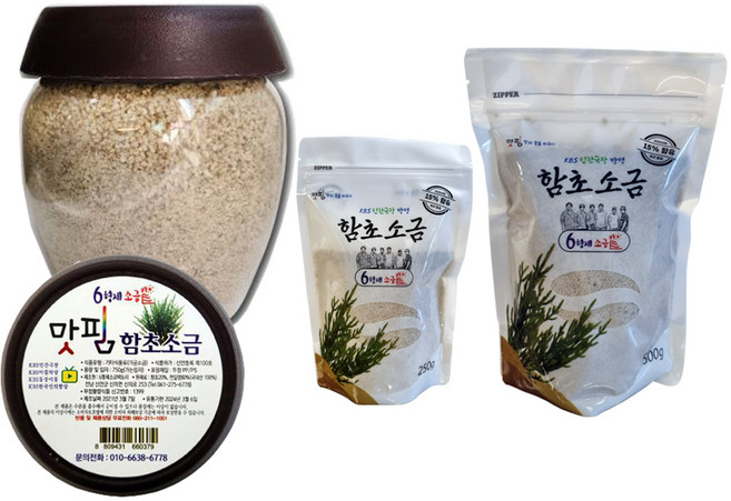 누리원 6형제소금밭 함초소금 천일염, 1.5kg, 1개