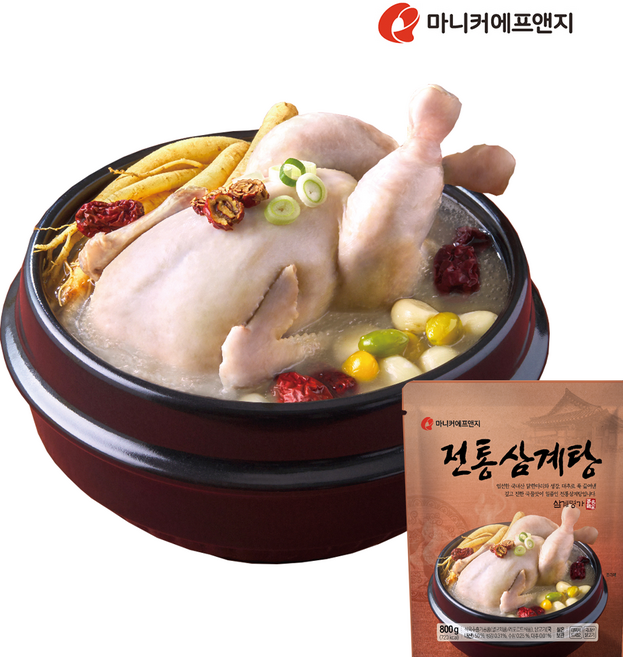 마니커 전통 삼계탕 (멸균제품) 800g, 6개