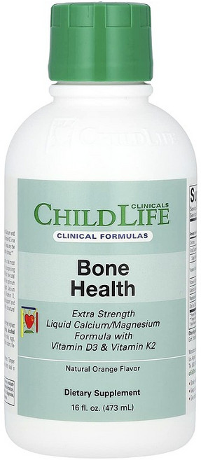 차일드라이프 클리니컬스 키즈 액상 칼슘 마그네슘 아연 473ml 비타민D3 비타민K2 함유, 1개