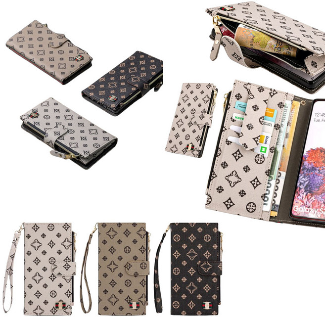 갤럭시S25엣지 SM-S937N 휴대폰 케이스 지퍼 카드 지폐 수납 손목 스트랩 줄 엔턴블 카드 분실 보호 덮게 커버 심플릴퍼 자석 잠금 가죽 지갑 다이어리 블k