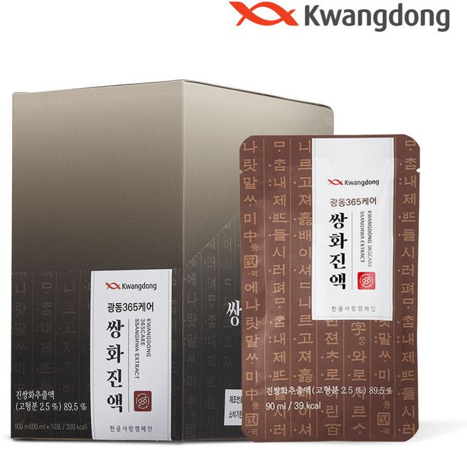 광동 365케어 쌍화진액 쌍화차, 1개, 10개입, 90ml