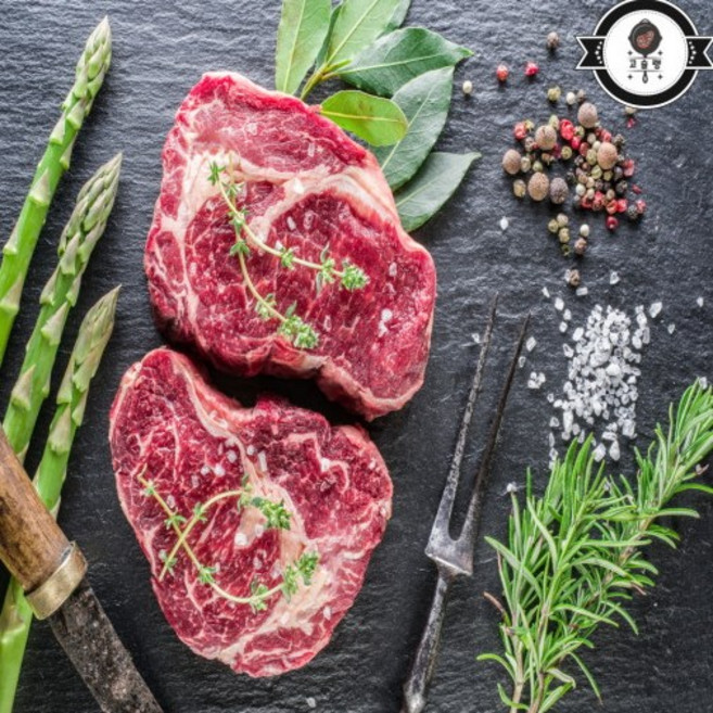 고슐랭 솔트에이징 대용량 소고기 등심 600g (캠핑 바베큐 구이용 홈쿡 식단 150g개별포장가능), 1개, 개별포장(150g x 4팩 )