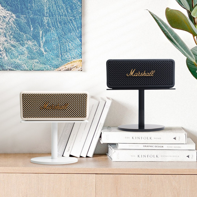 마샬 스피커 거치대 엠버튼2 스탠드 받침대 인테리어용, 화이트, 1개