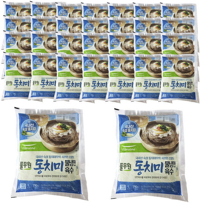 풀무원 동치미 물냉면 육수, 30개, 290g