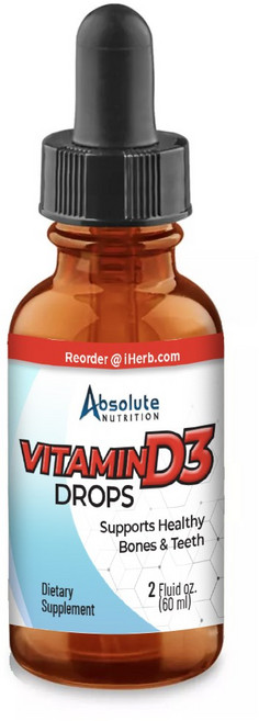 앱솔루트 뉴트리션 D3 드롭스 60ml, 6개