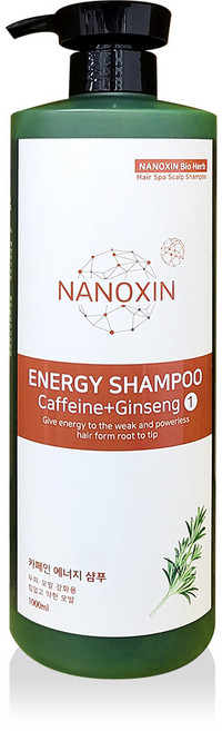 나녹신 바이오허브 파워에너지 샴푸 1000ml 머리카락 빨리 자라는 패스트샴푸, 1개, 1L