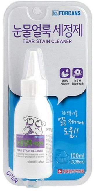 포켄스 포비스 눈물얼룩 세정제, 1개, 100ml