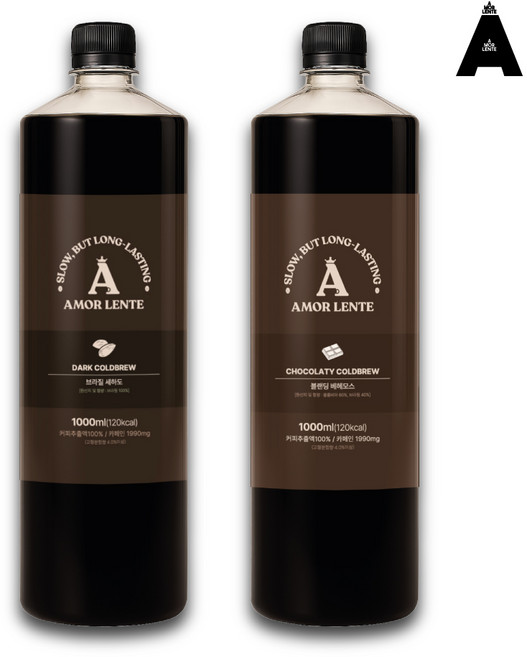 브라질 콜드브루 더치커피 케냐 원액 1L+1L, 1kg, 1개, 2개입