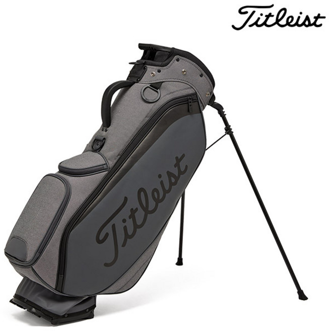 [아쿠쉬네트코리아 정품] 타이틀리스트 2025 퍼슈트 PURSUIT 스탠드백 TB25PSSB, 그라파이트/블랙