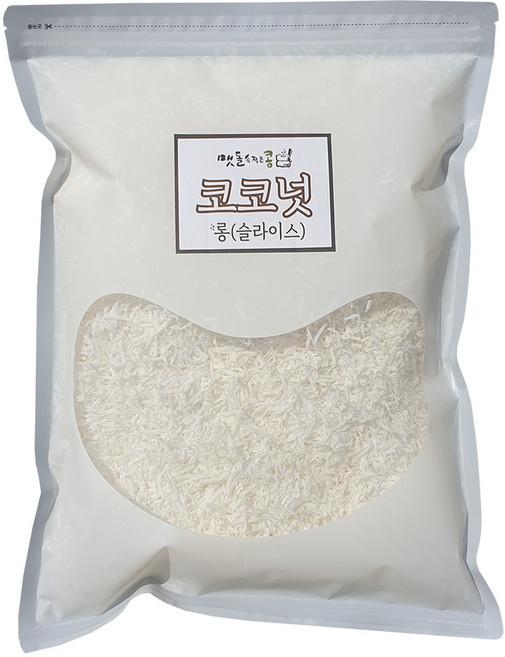 주원물산 코코넛롱 코코넛슬라이스, 1kg, 5개