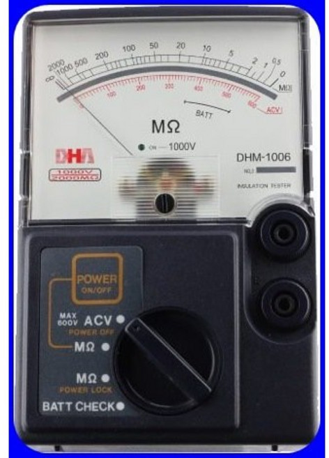DHA 絕緣高阻計, 1個, DHM-1006S