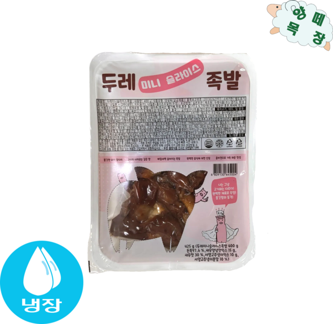 두레족발(400g)/돼지/족발/고기/술안주/간식/부모, 7개, 400g