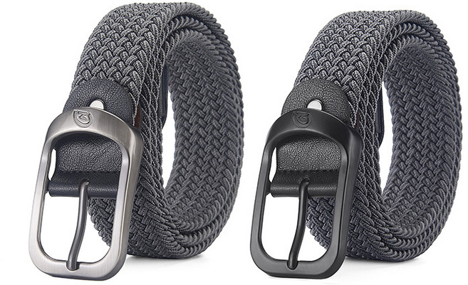 온업 심플 캐주얼 남녀공용 메쉬벨트 허리띠 2개 세트