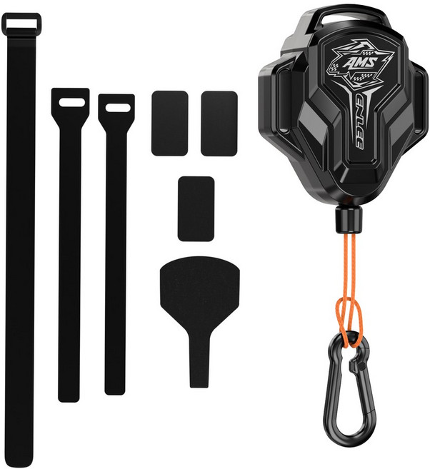 Enl 개폐식 자전거 견인 로프 가있는 강력한 장력 안전 MTB 트레일러 야외 도구, [03] black, Bla, 1개