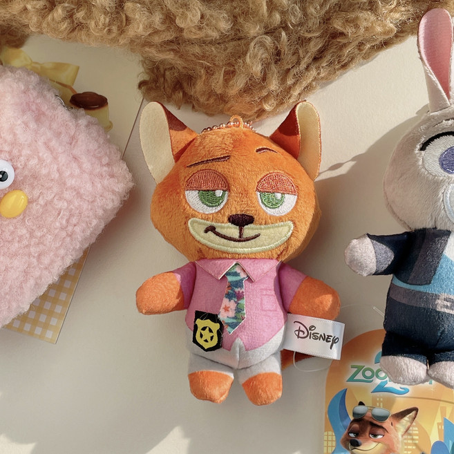 (정품) 주토피아 경찰배지 가방고리 인형 키링