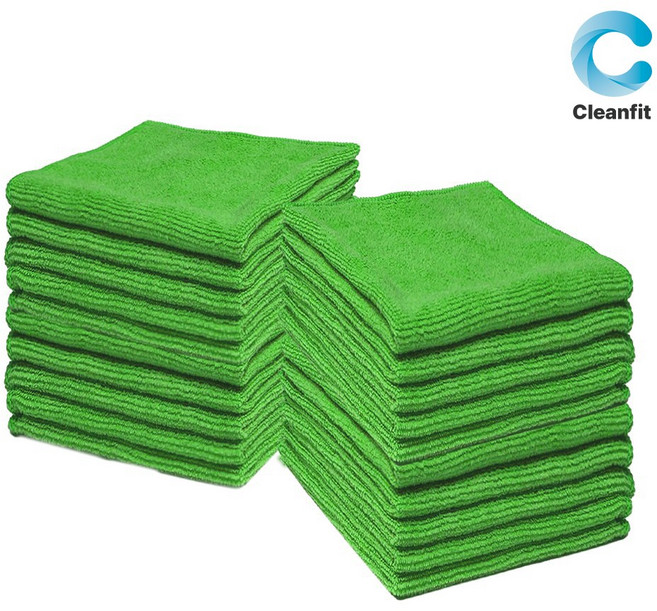 크린핏 경편 극세사 손걸레 40x40, 경편(초록), 20개