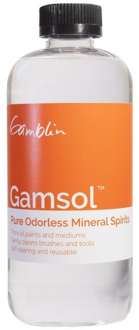 [갬블린] 갬솔 GAMSOL OMS 미네랄스피릿 유화용, 500ml, 1개