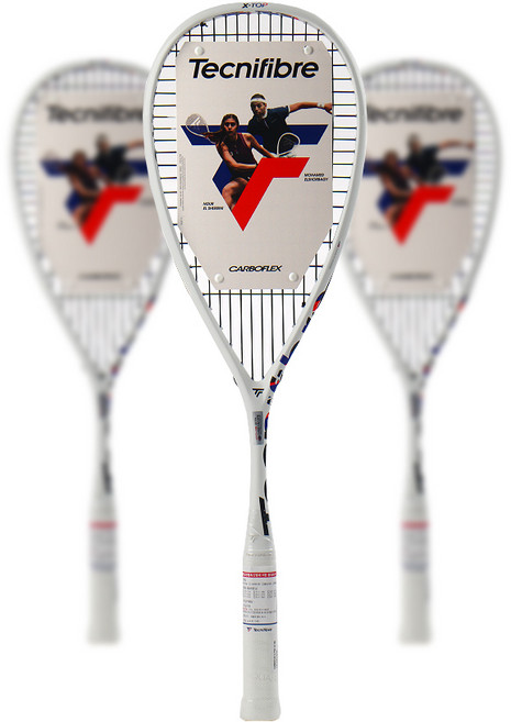 테크니화이버 카보플렉스 X-TOP V2 스쿼시라켓, V2 120, 화이트, 1개