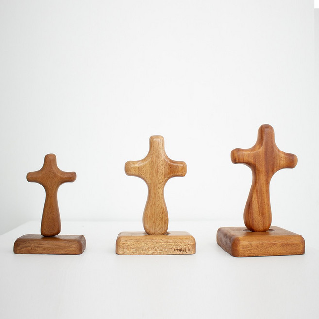 프레이 기도 손 십자가 교회선물 성당선물 기독교선물 천주교선물, 마호가니S, 1개