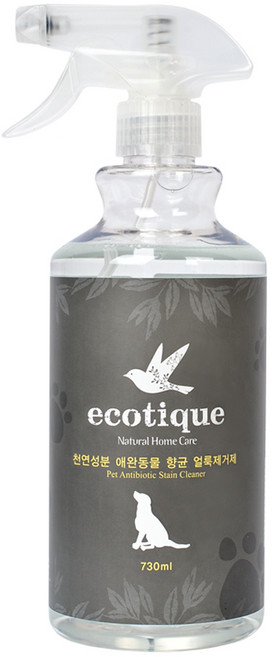 에코띠끄 애완동물 향균 얼룩제거제, 4개, 730ml