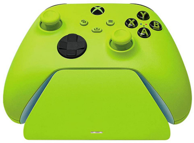 Razer 유니버셜 고속 충전 스탠드 Xbox 시리즈 컨트롤러 호환 충전 거치대, Electric Volt-볼트, 1개