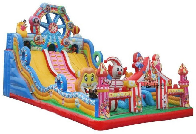 대형 에어바운스 실내 놀이터 교실 야외 태권도 60평 풍선 운동회 워터파크 어린이집 팬, D. 울트라맨 해저 세계